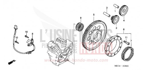 STARTING CLUTCH VT750C6 de 2006
